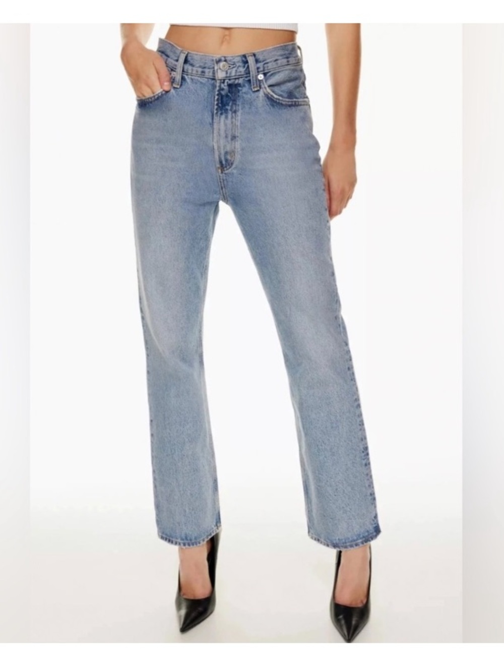 🩷Agolde high-rise vintage bootcut jeans sz 23 EUC